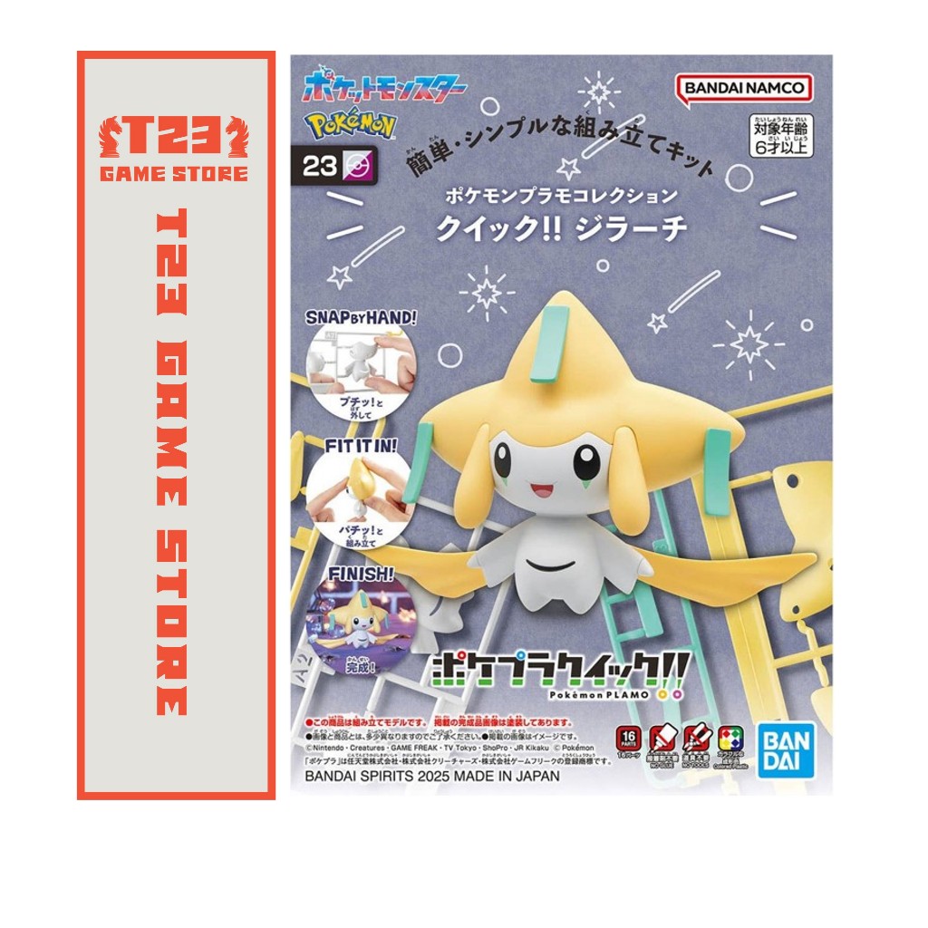 23 Jirachi – Pokémon Model Kit QUICK – POKÉPLA QUICK – MÔ HÌNH LẮP RÁP POKÉMON CHÍNH HÃNG BANDAI