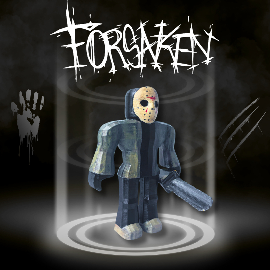 Mô Hình Nhân Vật Jason Và Vũ Khí Lưỡi Cưa Forsaken - Siêu Ngầu (Tặng Thẻ Bài Ngẫu Nhiên)