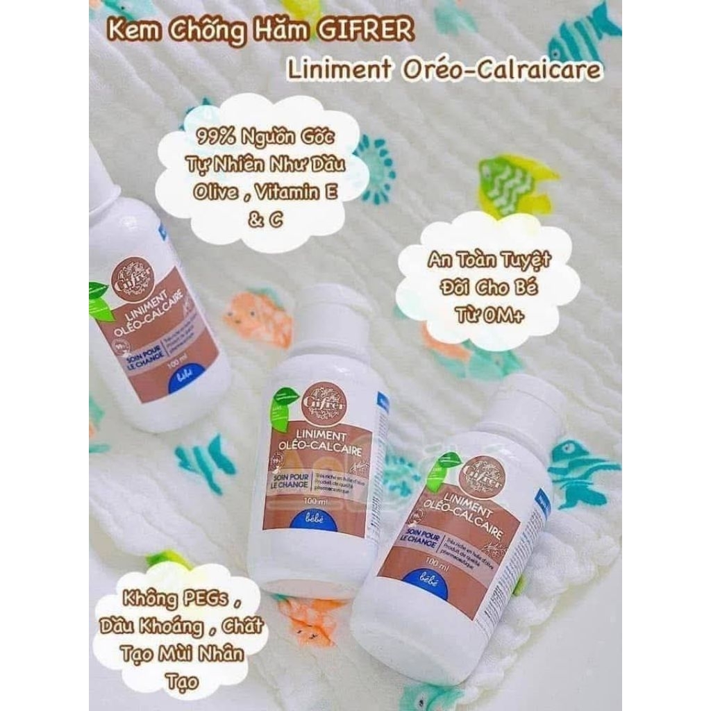 Kem Gifrer oleo calcaire an toàn cho bé sơ sinh