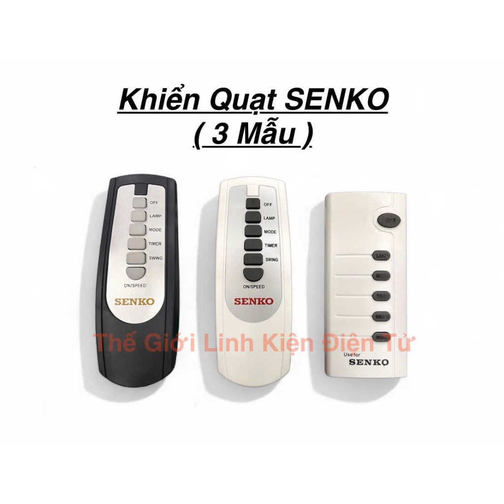 Điều khiển remote quạt SENKO ( các mẫu )