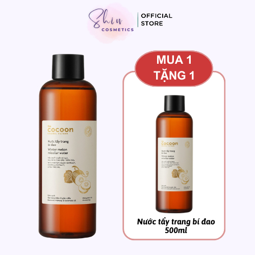 Nước Tẩy Trang Bí Đao Cocoon 500ML cho da dầu mụn