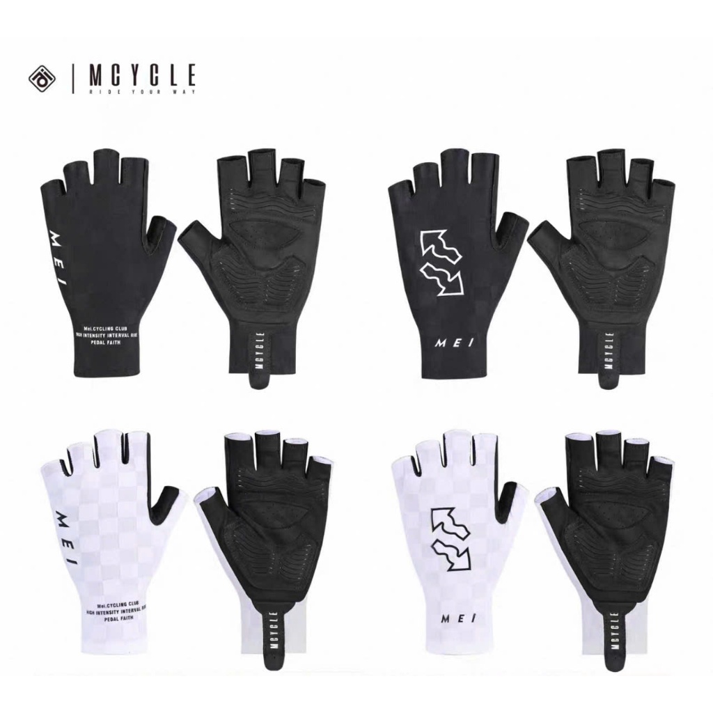 Găng tay nửa ngón đạp xe nam nữ MS024 chính hãng Mcycle