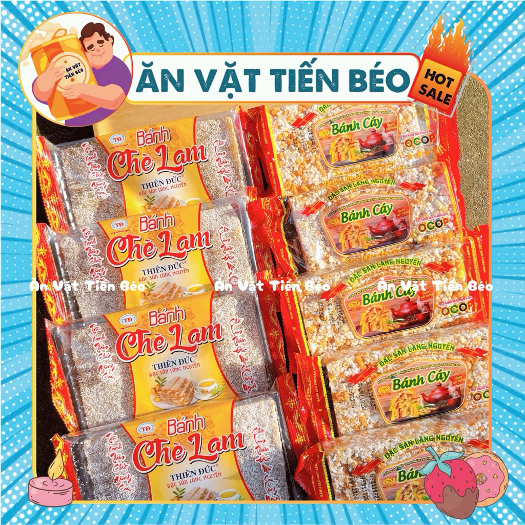 Bánh cáy, Chè Lam đặc sản làng Nguyễn Thái Bình thơm ngon, Bánh Cáy Thiên Đức Thơm Ngon