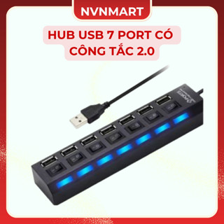 Hub USB 7p Ổ Điện Có Công Tắc usb 2.0