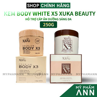 Kem Body Dưỡng Trắng Da Xuka Beauty Chính Hãng - Body X3 Xuka Premium 250g