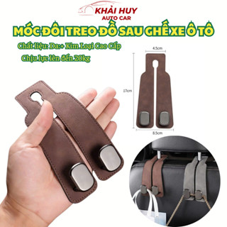  Móc Đôi Treo Sau Ghế Đa Năng Móc Treo Kim Loại Chất Liệu Da Lộn Treo Nội Thất Ô Tô - Khải Huy Auto 