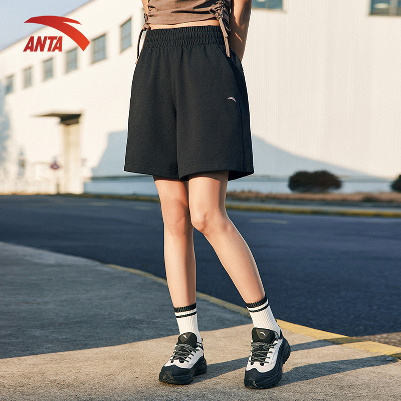 ANTA Nữ Sports Quần short dệt len Knitted Shorts Pickleball Badminton Tennis 9624B7310