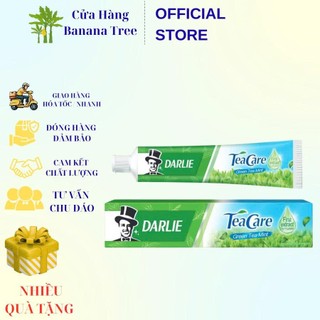 Hộp 2 tuýp kem đánh răng DARLIE trà xanh bạc hà thơm mát tuýp 160g