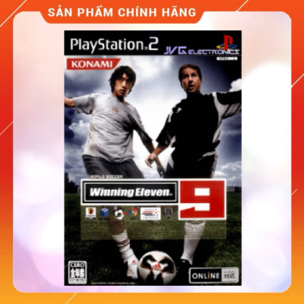 Đĩa game Ps2 gốc Winning Eleven 9 - Japan