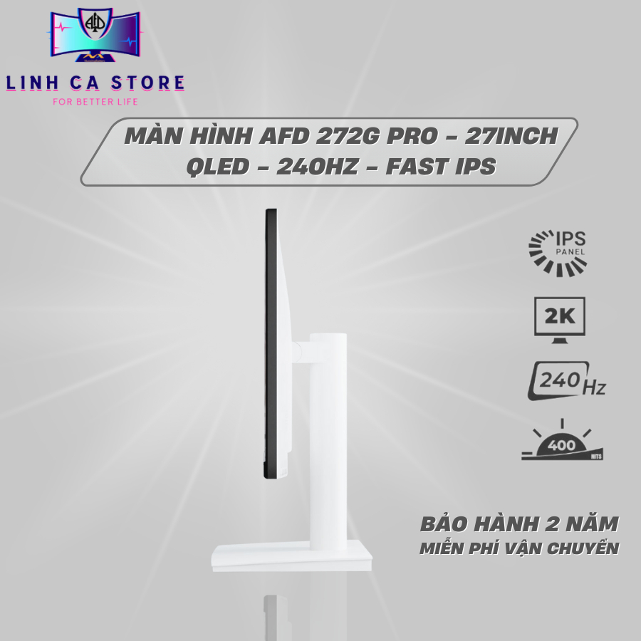 Màn Hình Máy Tính 27 Inch 2K 240Hz Fast IPS AFD272G PRO QLED–HDR400,FreeSync,400nits,Bảo Hành 2 Năm | BigBuy360 - bigbuy360.vn
