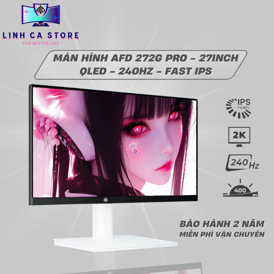 Màn Hình Máy Tính 27 Inch 2K 240Hz Fast IPS AFD272G PRO QLED–HDR400,FreeSync,400nits,Bảo Hành 2 Năm | BigBuy360 - bigbuy360.vn