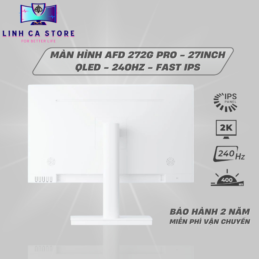 Màn Hình Máy Tính 27 Inch 2K 240Hz Fast IPS AFD272G PRO QLED–HDR400,FreeSync,400nits,Bảo Hành 2 Năm | BigBuy360 - bigbuy360.vn