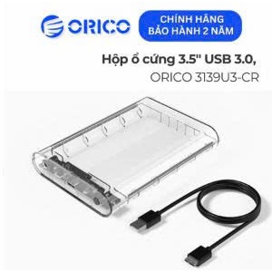 Box Ổ Cứng ORICO HDD 3.5 USB 3.0 sang SATA 3.0 cho 2.5 3.5 HDD SSD hd uasp 8tb (3139u3) - HÀNG CHÍNH