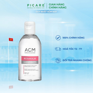  Nước tẩy trang dùng cho da mặt và mắt ACM Rosakalam Cleansing Micellar Water 250ml 