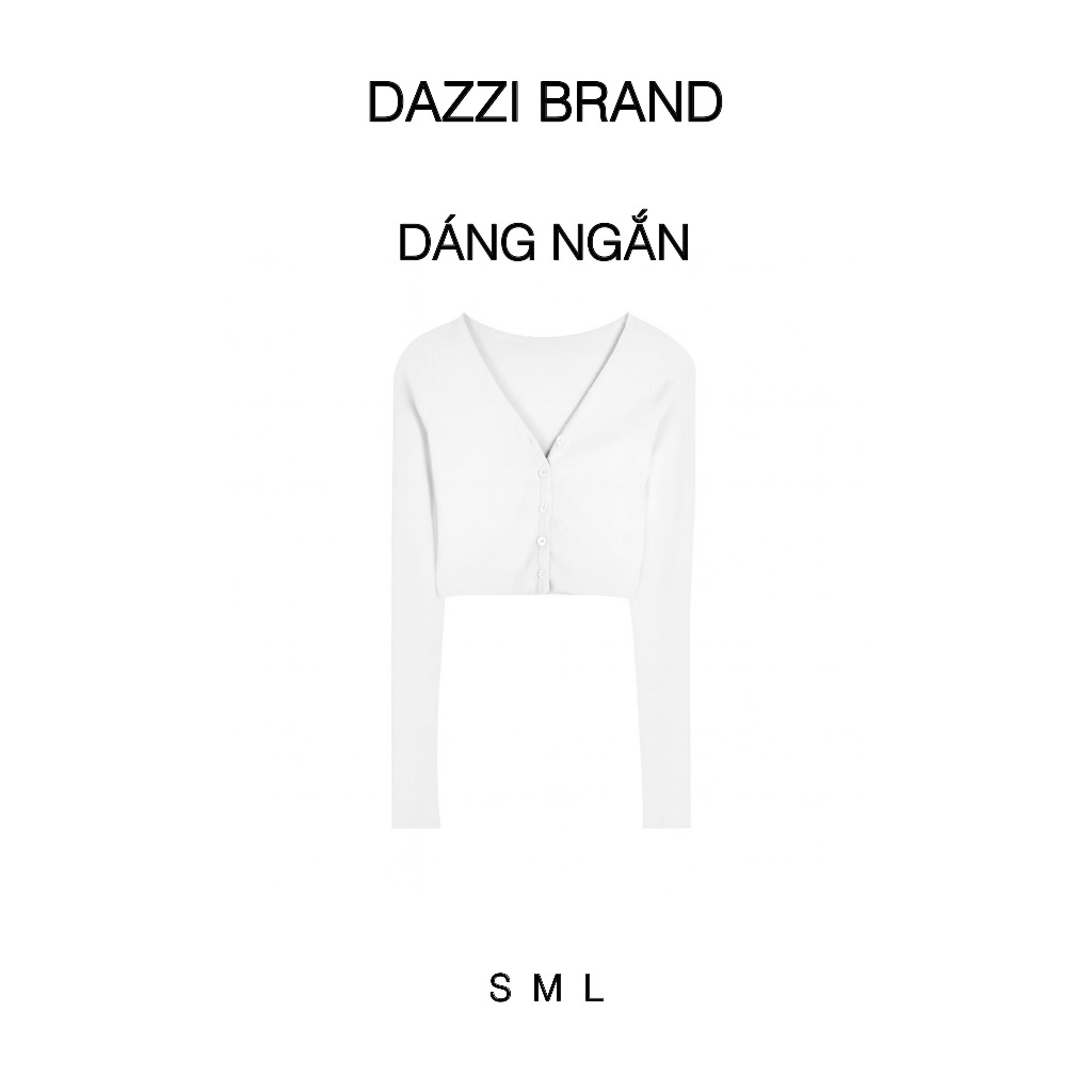 [MỞ BÁN] Áo khoác Cardigan có khuy chất cotton co dãn DAZZI Women K01-2 | BigBuy360 - bigbuy360.vn