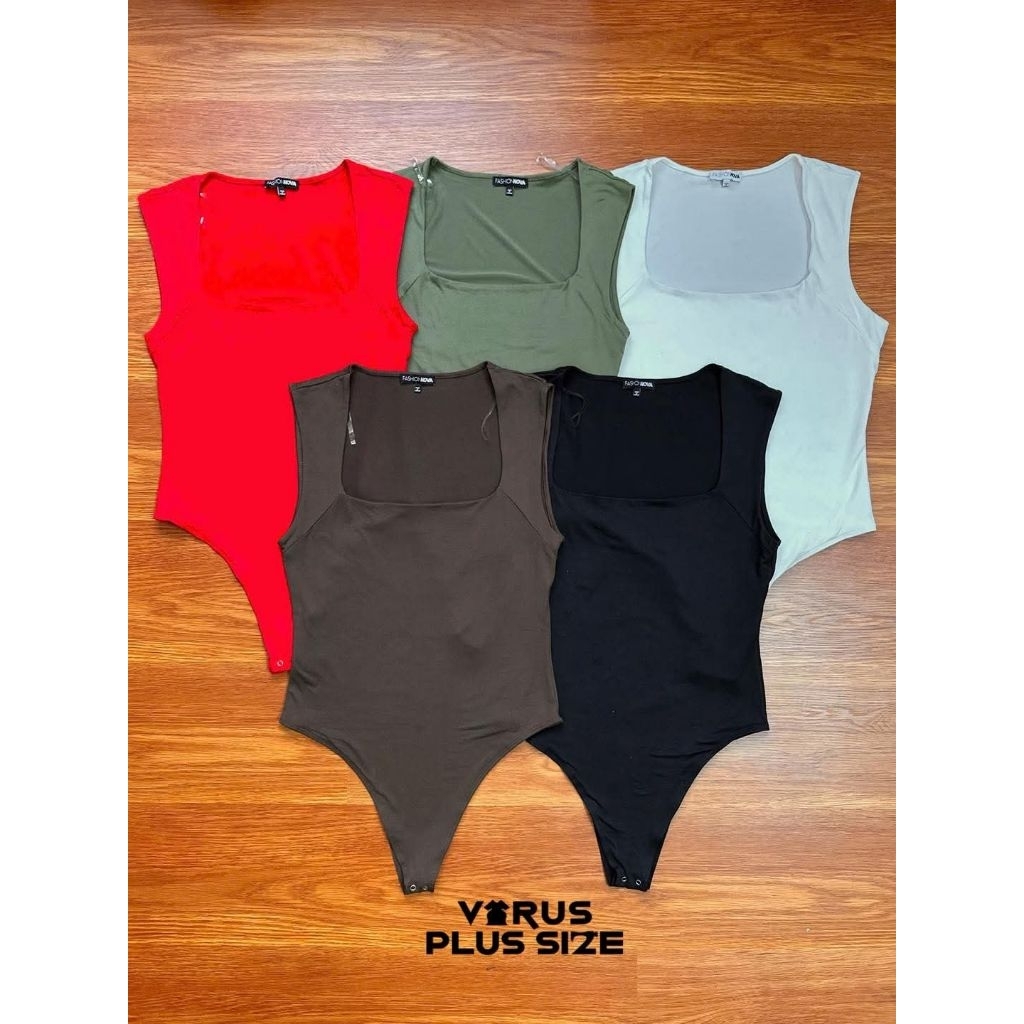 [virusplussize]bodysuit fashion thun co giãn bigsize xuất xịn