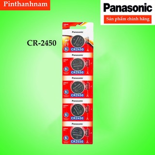  Pin CR2450 Panasonic Vỉ 5 Viên Chính Hãng Dung Lượng Cao 