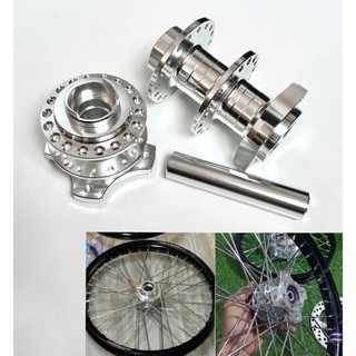 Đùm Drag trọn bộ trước+sau cho Exciter 150/Ex150/Y15ZR - Nhôm nguyên khối sắc nét