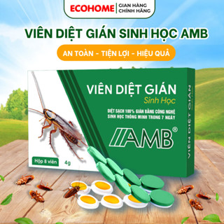 Viên diệt gián sinh học AMB, Công nghệ Viện Hàn lâm Khoa học Việt Nam, hiệu quả, an toàn, tiện lợi EcohomeAMB