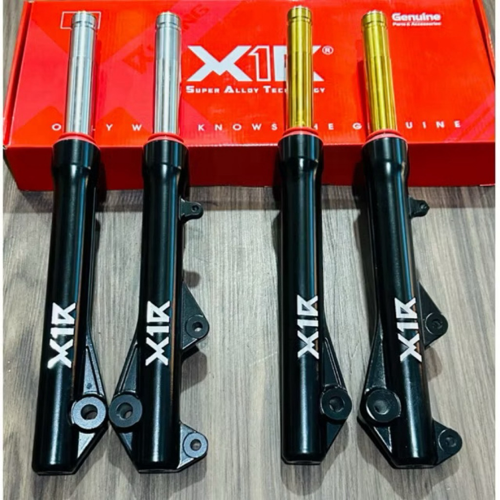 Phuộc trước X1R vario ex150 - phuộc trước chính hãng X1R gắn vario ty 27 ex150 ty 31 - phụ kiện thay