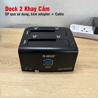  Dock 3.0 kết nối ổ cứng HDD SSD laptop và PC  qua sử dụng Kèm cáp + adapter  