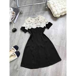 Đầm Bigsize Tú Mỡ Đầm Bigsize Nữ Thiết Kế Ren Dáng Suông,Trẻ Trung Đi Làm Dạo Phố Đủ Size 45-80kg DA0386 