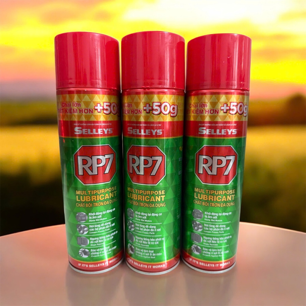 Chai xịt RP7 SELLEYS 350g Bôii Trơnn Và Bảo Vệ Thiết Bị Chống Rỉ Sét Chính Hãng