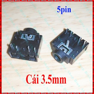[5 cái] Jack âm thanh 3.5mm cái 4pin 5pin (tự chọn)