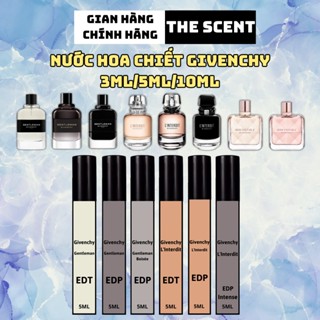 Nước Hoa Chiết Nam Nữ Mini Size Givenchy Chính Hãng Thơm Lâu, Dầu Thơm Unisex Học Sinh Lưu Hương Lâu