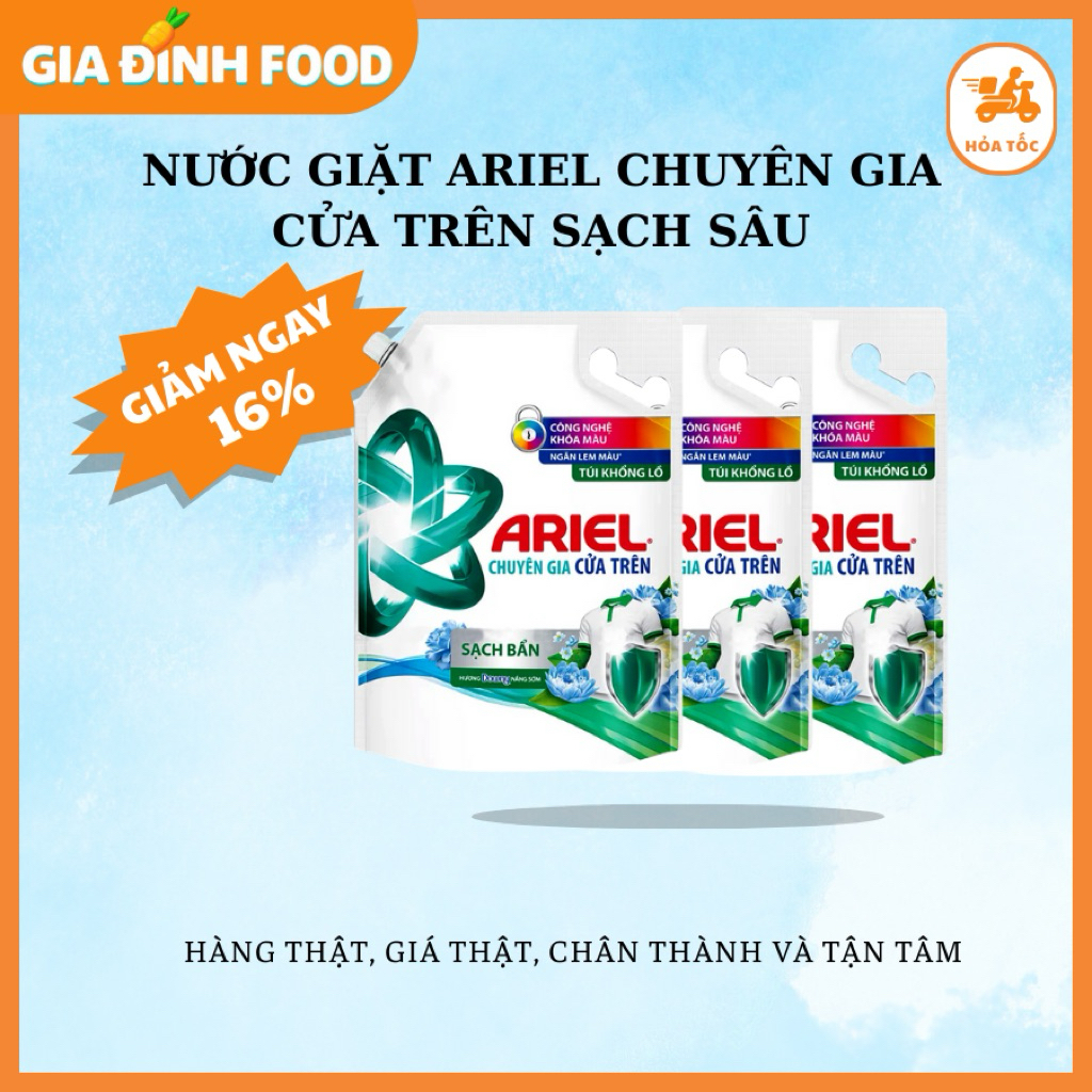 Nước giặt Ariel cửa trên 3,5L