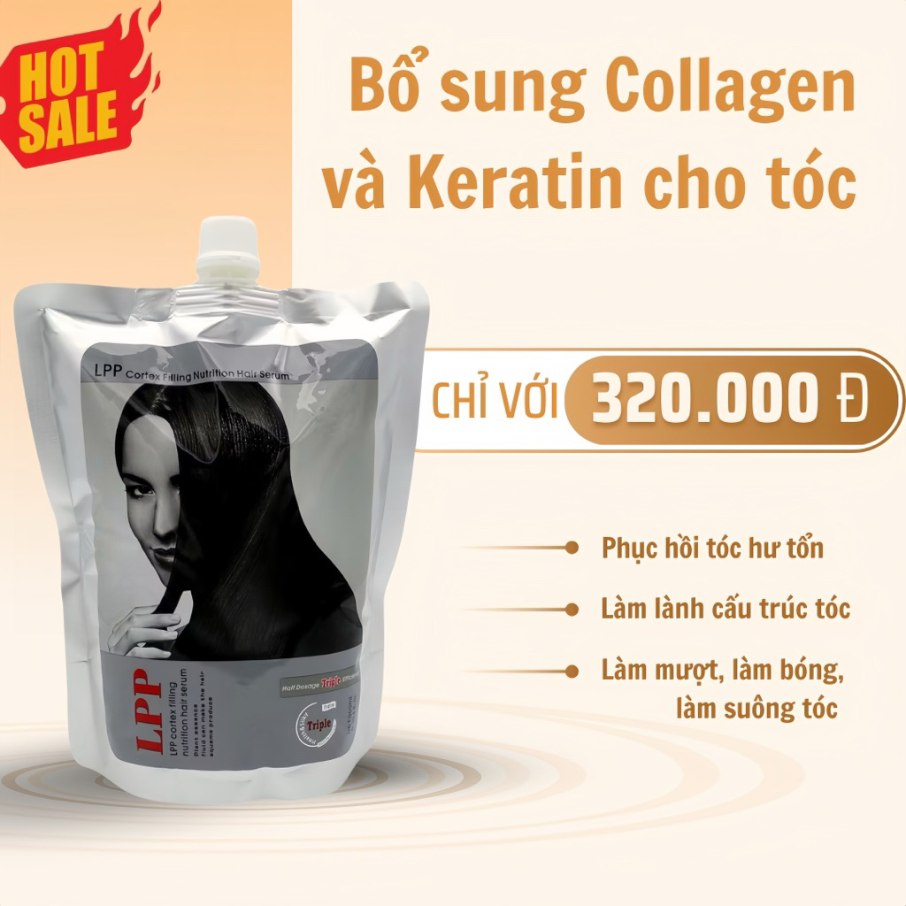 Kem Ủ LPP Phục Hồi Tóc Hư Tổn - Làm lành cấu trúc tóc. Làm mượt, làm bóng, làm suông tóc