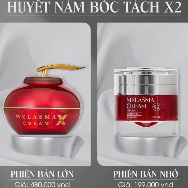 Face huyết nám bóc tách X2 Queenie Skin chính hãng_ MELASMA FADING CREAM X2 QUEENIE SKIN