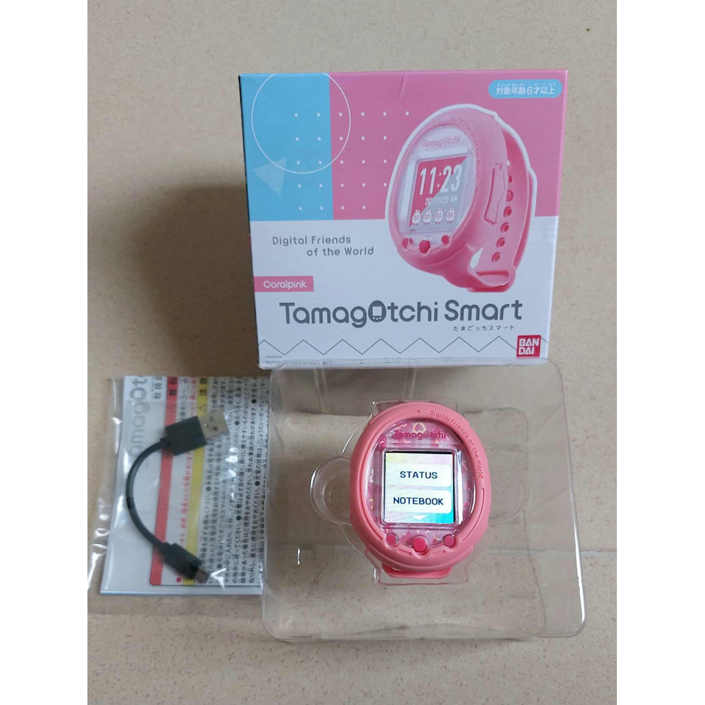 🔥 TAMAGOTCHI SMART – CORAL PINK 🔥 MÁY NUÔI THÚ ẢO