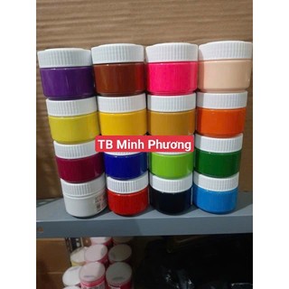 Mầu Acrylic 100ml, Mầu 3D 100ml ( Bộ 16 mầu đầy đủ)