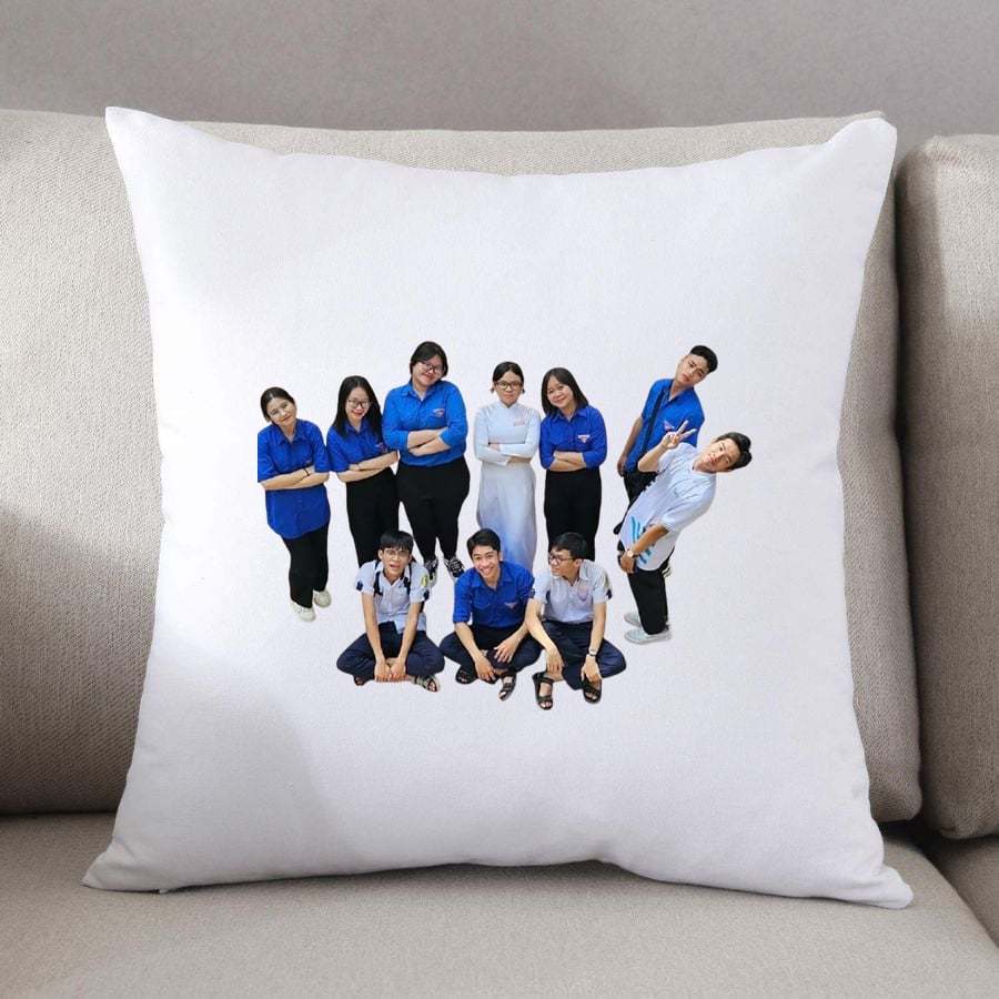 [Giá đặc biệt] Gối vuông 40x40 in hình theo yêu cầu.
