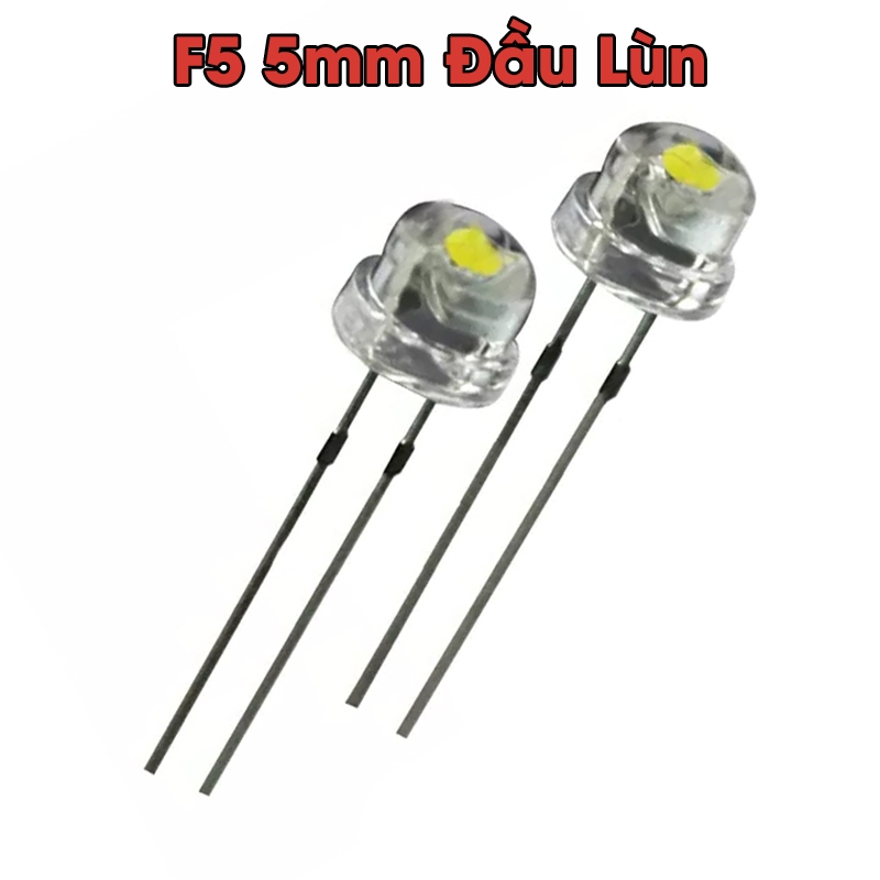 Bóng đèn led phi 5 f5 lùn