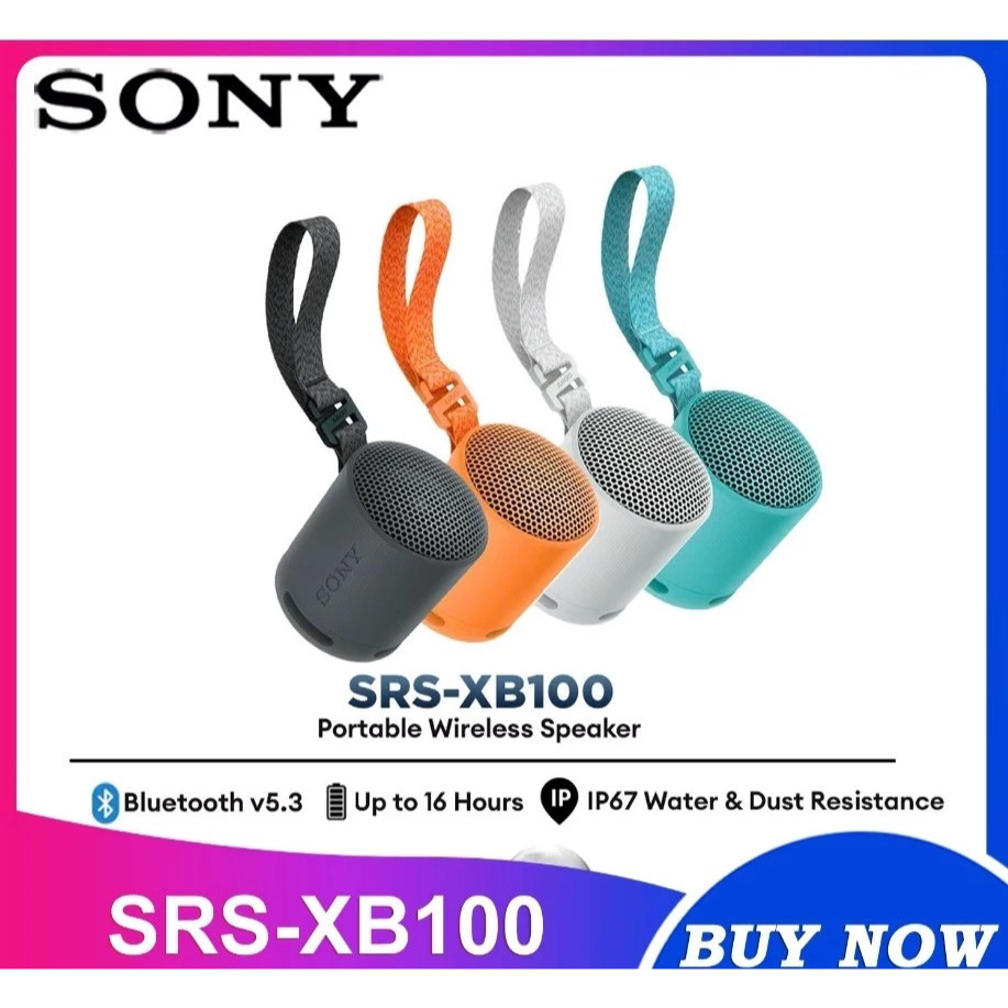 Loa Bluetooth SRS-XB100 Extra Bass Siêu Bền Chống Nước | BigBuy360 - bigbuy360.vn