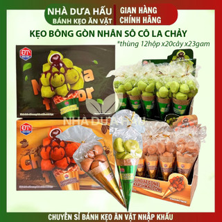   LỐC 20CÂY X23GAM  Bánh ốc quế kèm kẹo bông Marshmallow nhân sô cô la chảy 