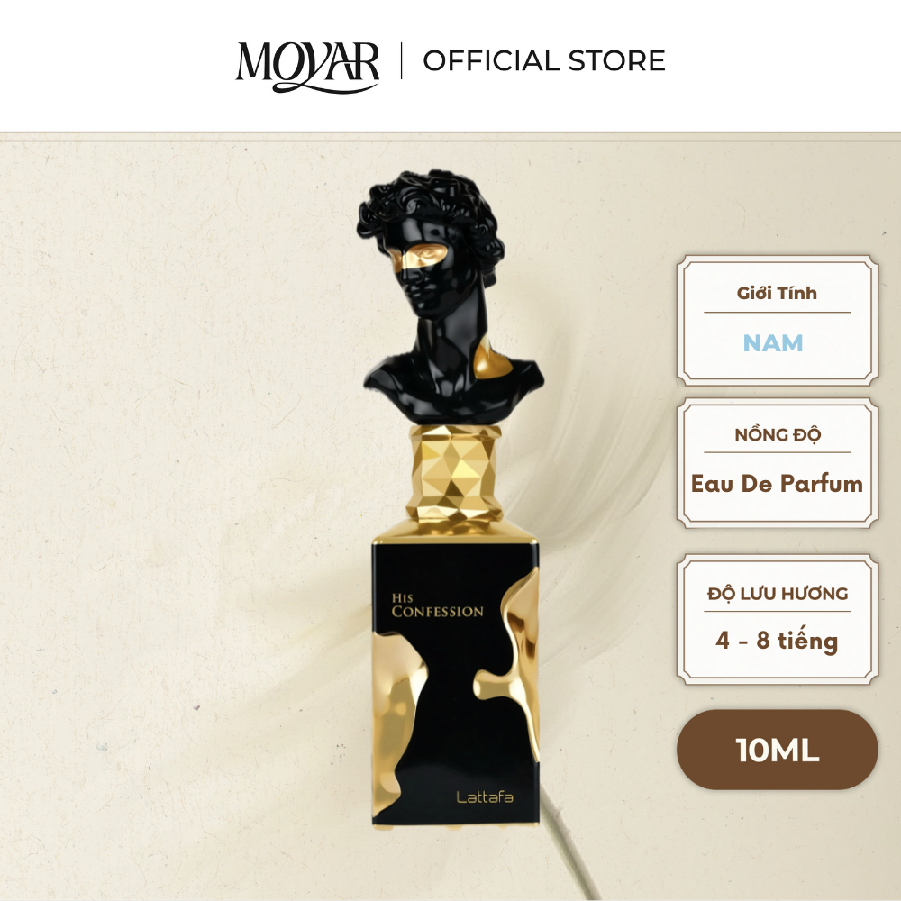 10ml  Lattafa His Confession | Nước hoa nam | Moyar Perfume