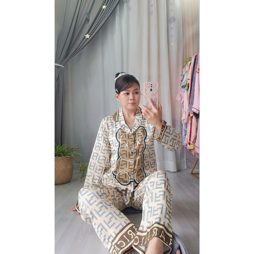 Pizama Tk Lụa Xước Sang Đẹp