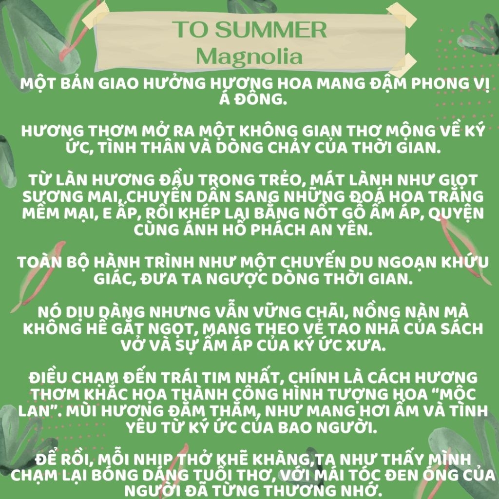 [Hàng sẵn] Tổng hợp nước hoa Fullseal To Summer chính hãng Auth mới 100% các mùi hương Triple Tea, Osmanthus, Cedarwood | BigBuy360 - bigbuy360.vn