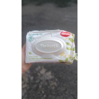 Khăn ướt Huggies không mùi 80 tờ _ ca cao và bơ hạt mỡ 72 tờ