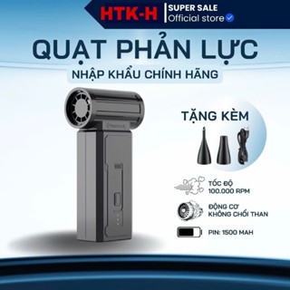   40  Quạt Phản Lực Máy Thổi Cầm Tay Mini Booster W01 Siêu Mạnh-\\ 