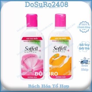 Kem chống muỗi Soffell hương hoa, hương cam giữ cho làn da mềm mại, chai bôi 60ml