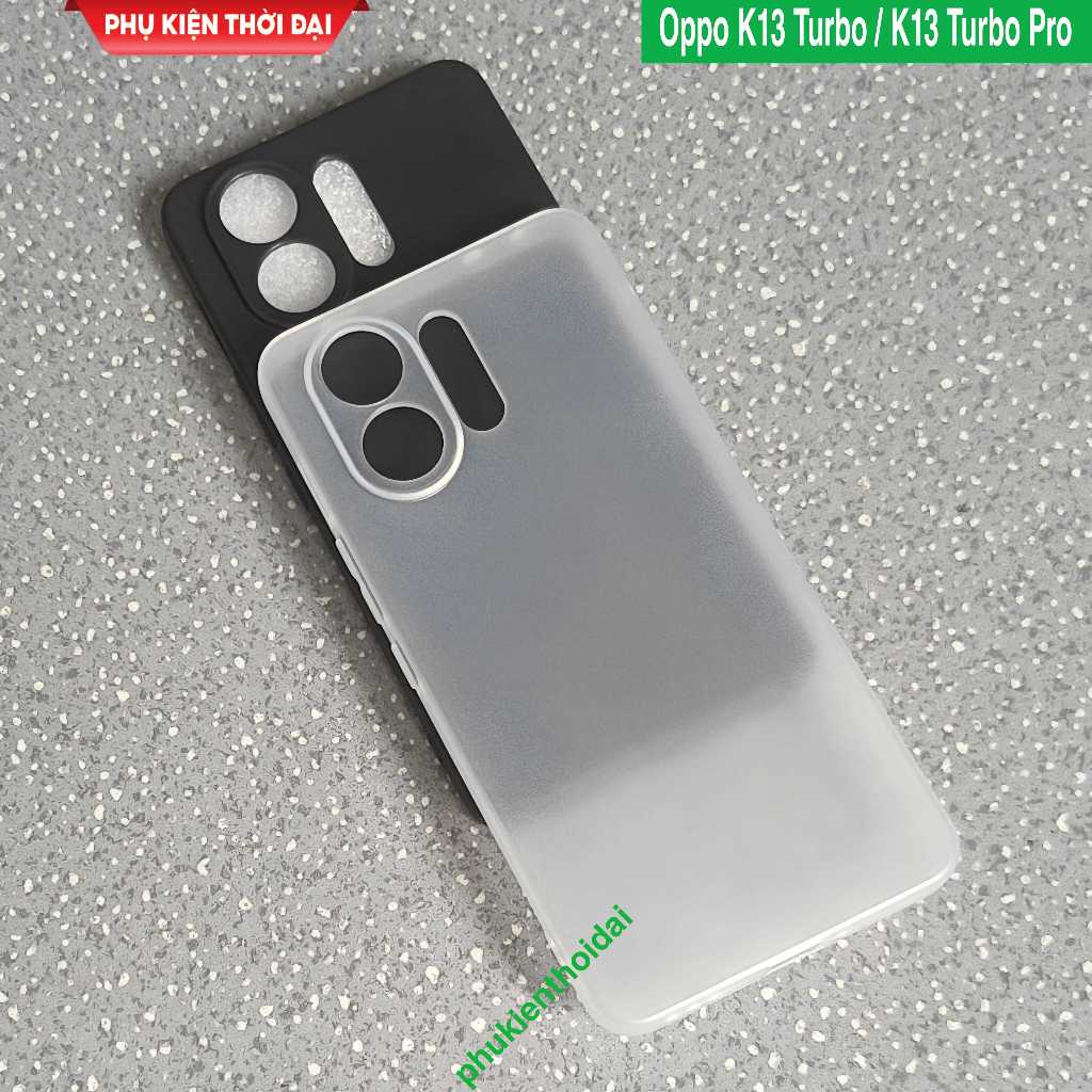 Ốp lưng Oppo K13 Turbo / K13 Turbo Pro dẻo màu tpu ôm máy chống sốc