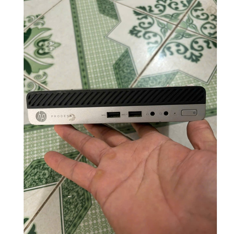 Thung may tinh HP prodesk mini 400 g3 i3 6100T/8g/ssd 128g