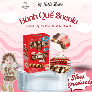  Bánh quế xốp kem socola Go Choco Rollz 250gr Thái Lan 