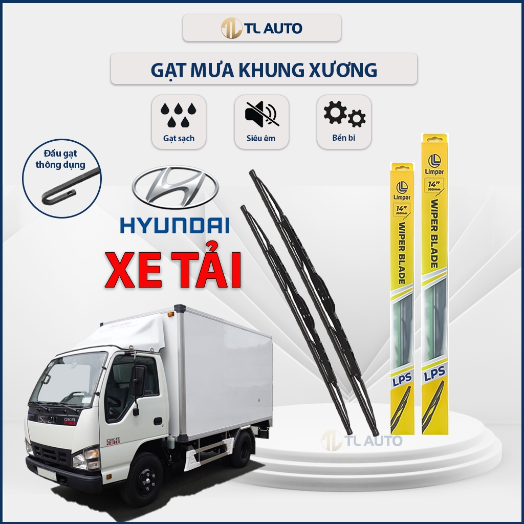 [XE TẢI HYUNDAI] Cần gạt nước mưa khung cứng xe tải Hyundai Porter,Mighty,HD65, HD320 làm sạch kính 
