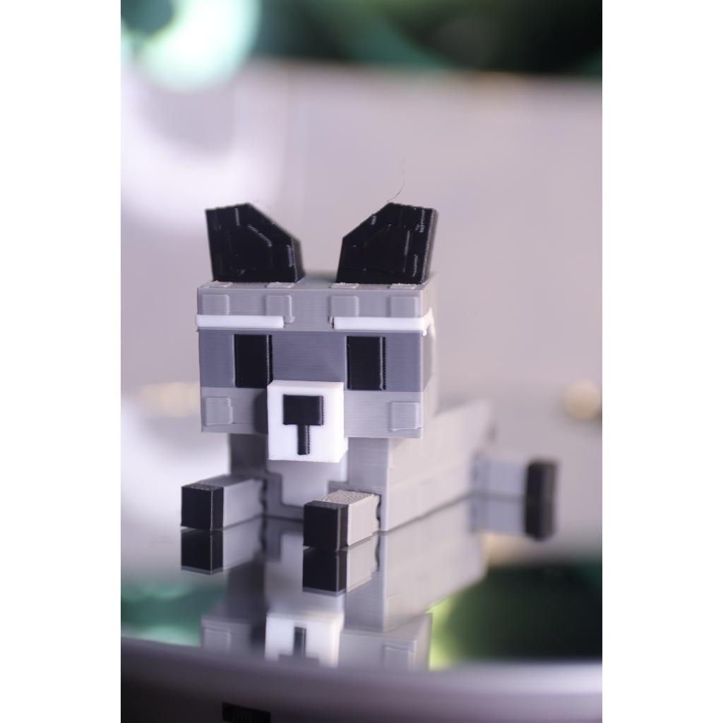 🔥RACCOON Grow-A-Garden!🔥 Móc chìa khóa - Mô hình Minecraft - Raccon lớn siêu dễ thương - Đồ trang trí