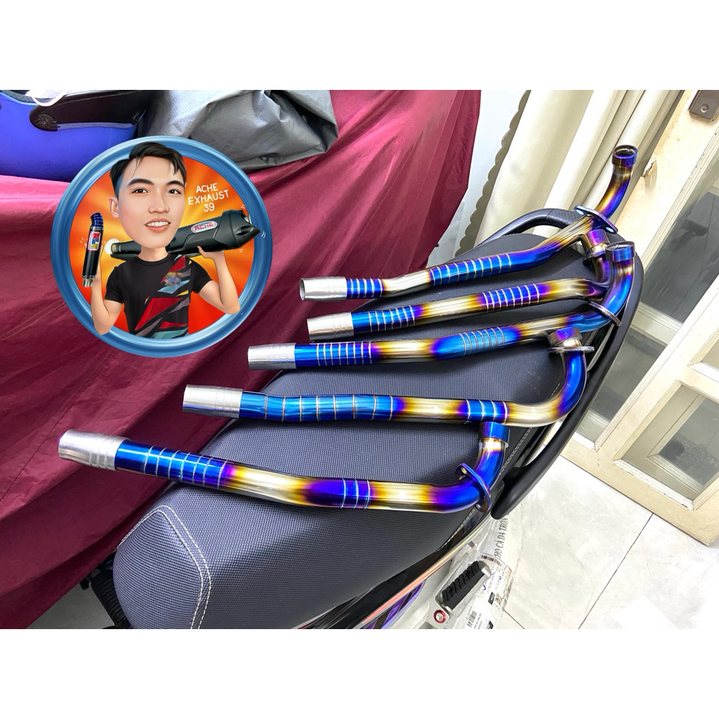  CỔ PÔ XI TITIAN VÂN HÀN TÍT SÂU Sử Dụng Dream Wave Sirus Blade A110 Funeo fuled tặng đót nối inox dầy 
